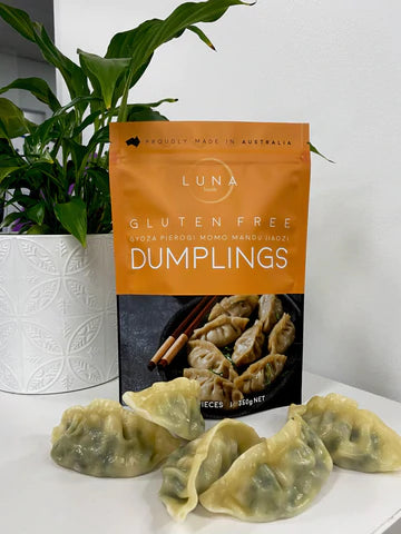dumpling packaging resealable pouch by The Pouch Shop