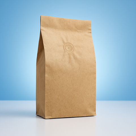 250g Side Gusset Coffee Bag- Kraft Paper