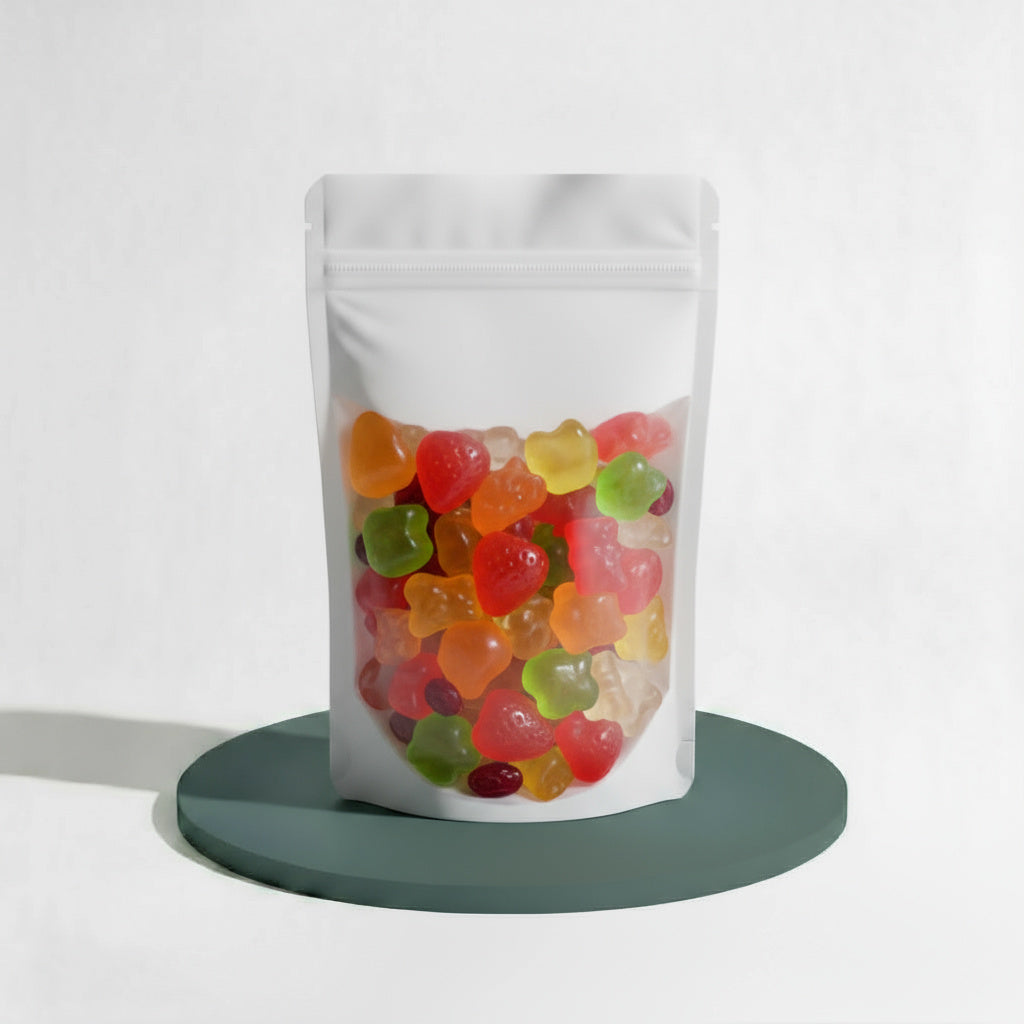 2kg Stand Up Pouch with Zipper Closure - Clear