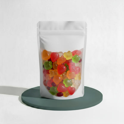 2kg Stand Up Pouch with Zipper Closure - Clear