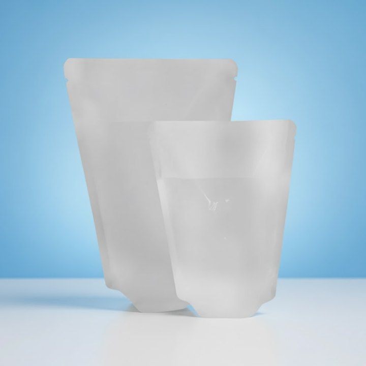 Retort Stand Up Pouch - Matte White
