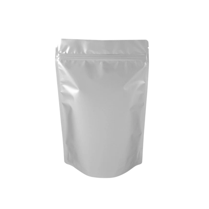 1kg Stand Up Pouch with Zipper - White Gloss