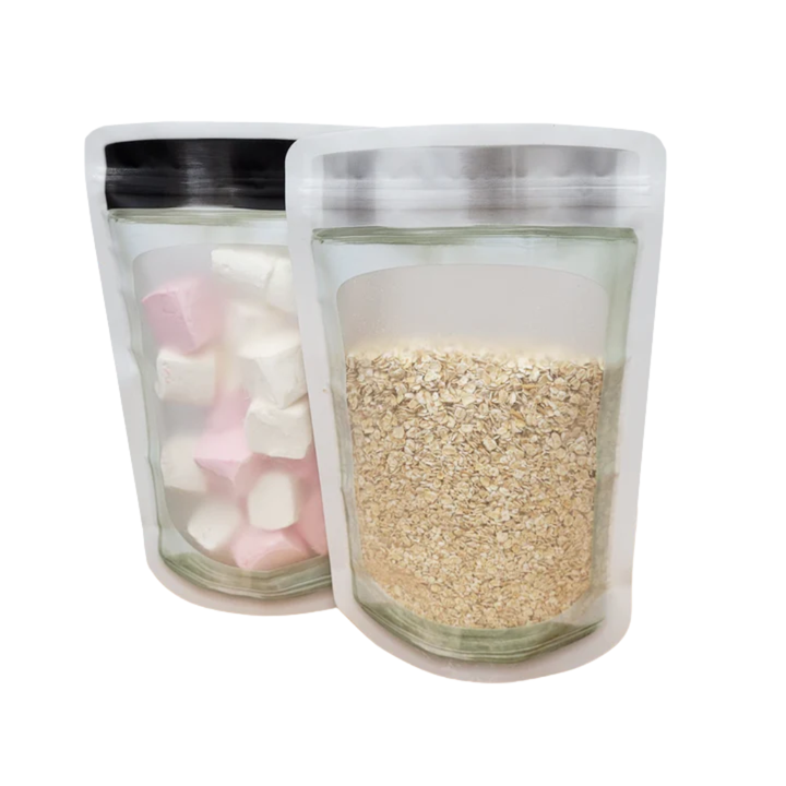 Stand Up Pouch - Square Jar Shaped Packaging