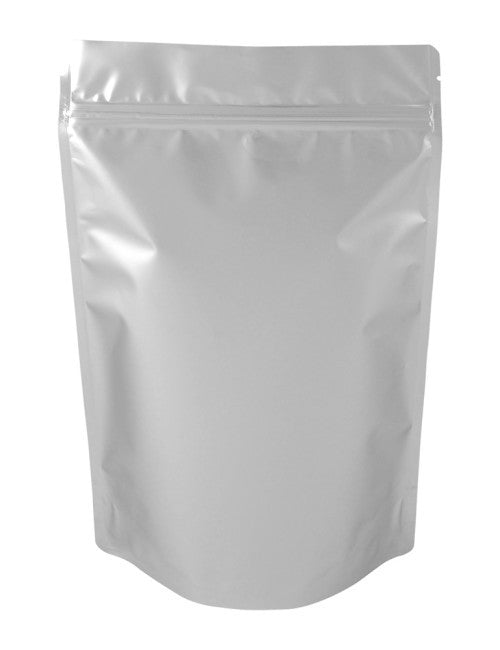 1kg Stand Up Pouch with Zipper - White Gloss