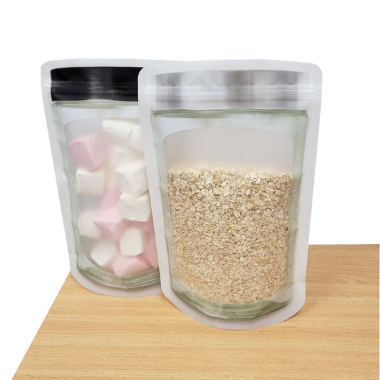 Stand Up Pouch - Square Jar Shaped Packaging