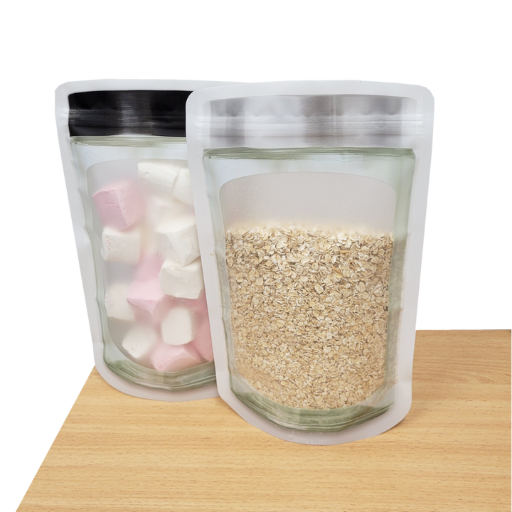 Stand Up Pouch - Square Jar Shaped Packaging