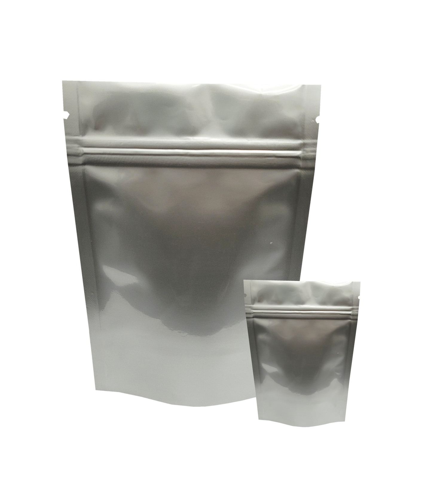 Stand Up Pouch - Matte Silver