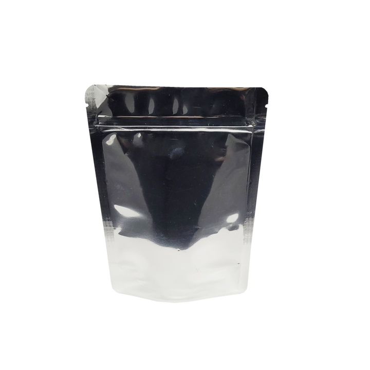 Stand Up Pouch - Shiny Silver 1KG with Valve